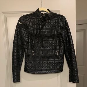 Black Vegan Leather Jacket